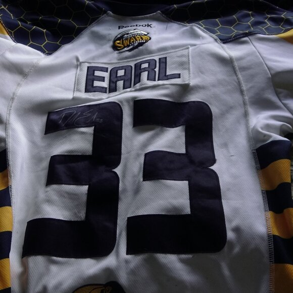 Minnesota Swarm David Earl game worn/signed jersey - Picture 5 of 8